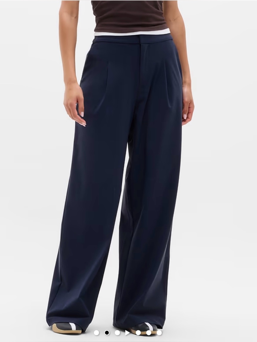 NWT Wide-Leg Navy Trousers - Women's Navy Pants - Athleta